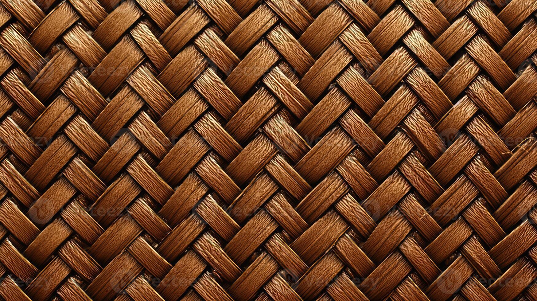 Close Up View of Brown Woven Material photo