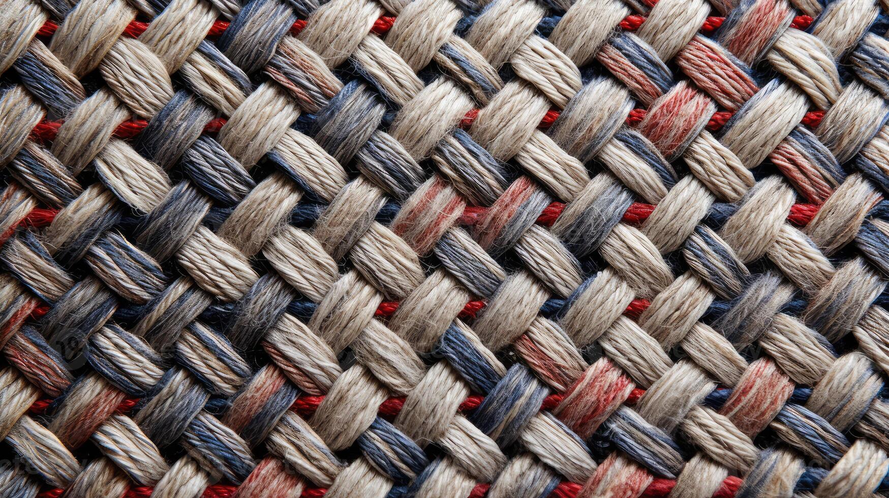 Close-Up of Woven Material photo