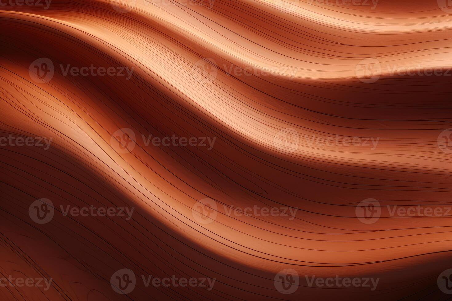 Close-Up of Wooden Surface With Wavy Lines photo