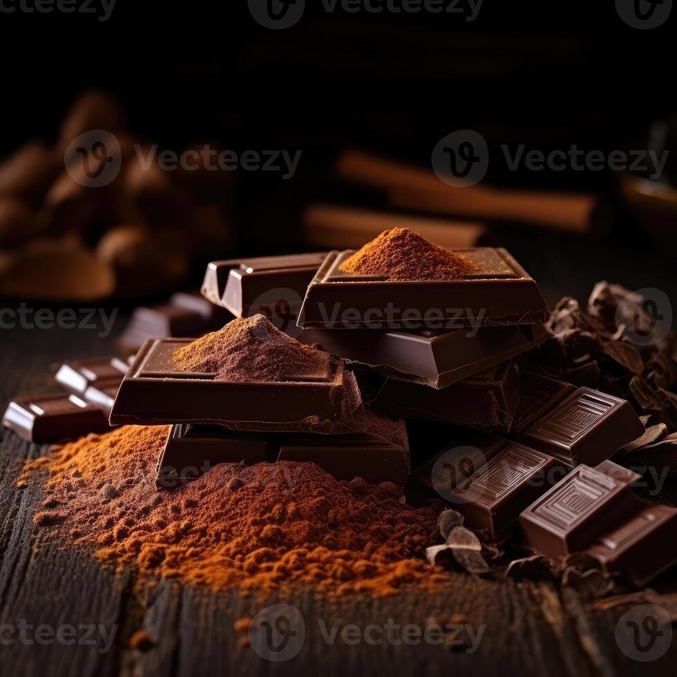 Chocolate and Cocoa Piles photo