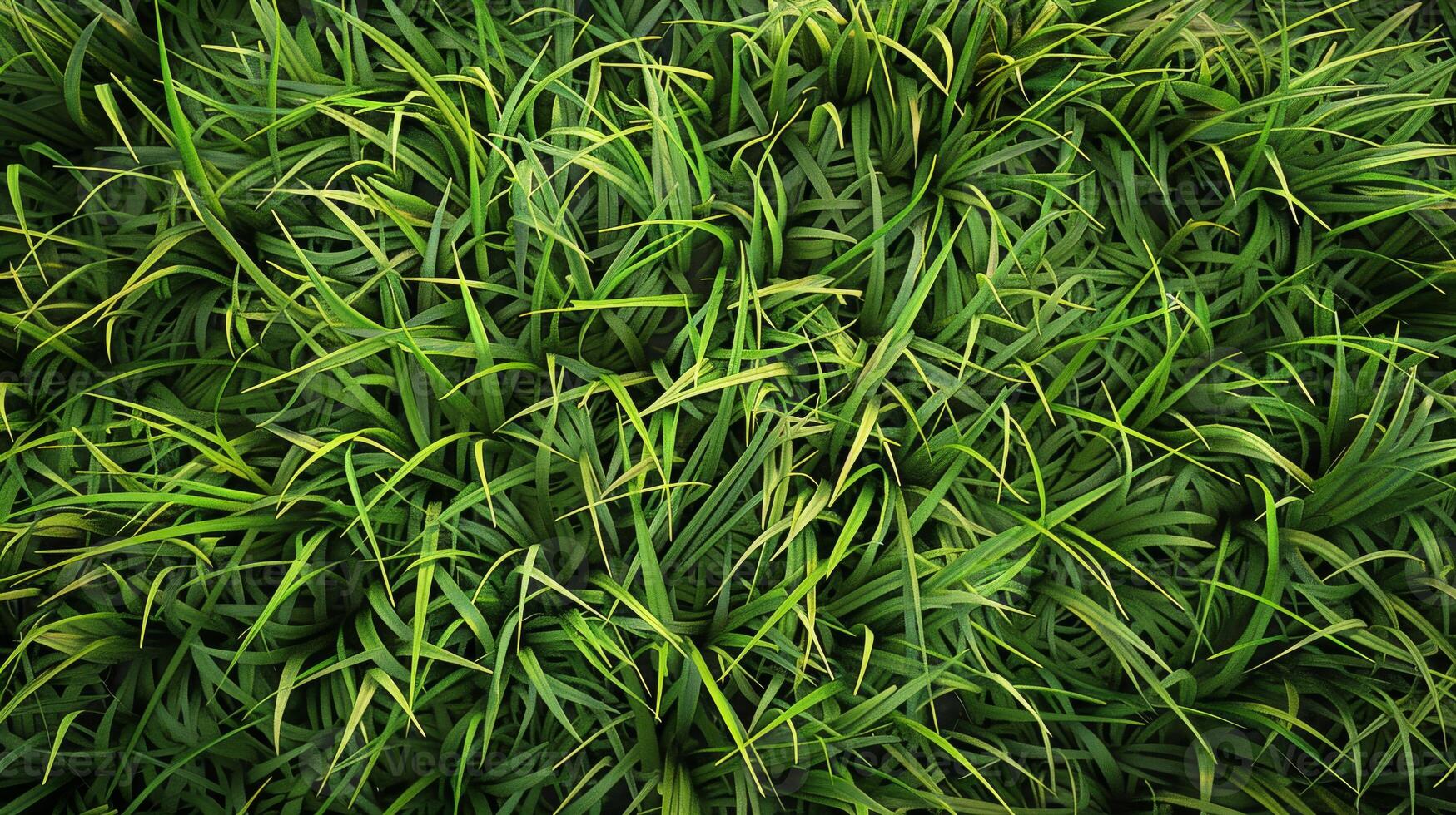 Lush Green Grass Texture Background, Dense Grass Blades, Nature Concept for Print, Posters, and Designs photo