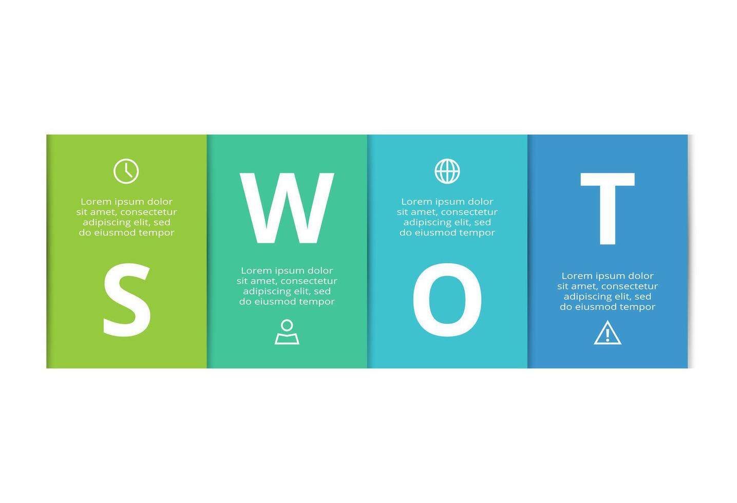 Creative concept for infographic with 4 steps, options, parts or processes. Business data visualization. vector