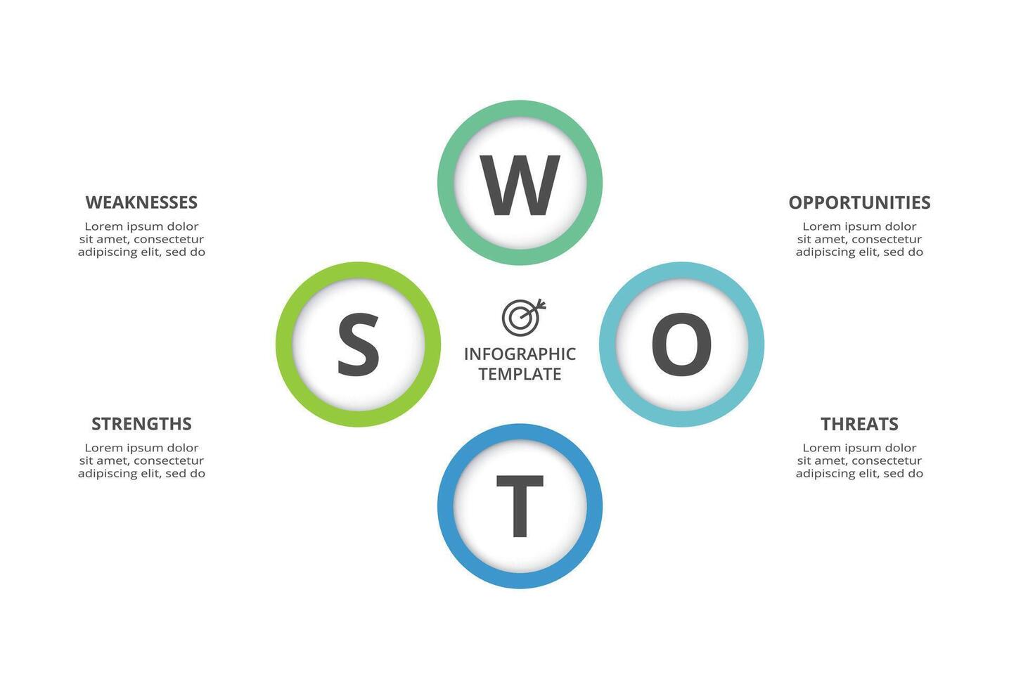 Creative concept for infographic with 4 steps, options, parts or processes. Business data visualization. vector