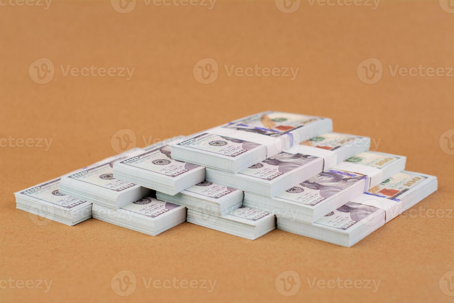 Financial dollars and financial investment Finance and Banking Business Work income, cash flow and investment success photo