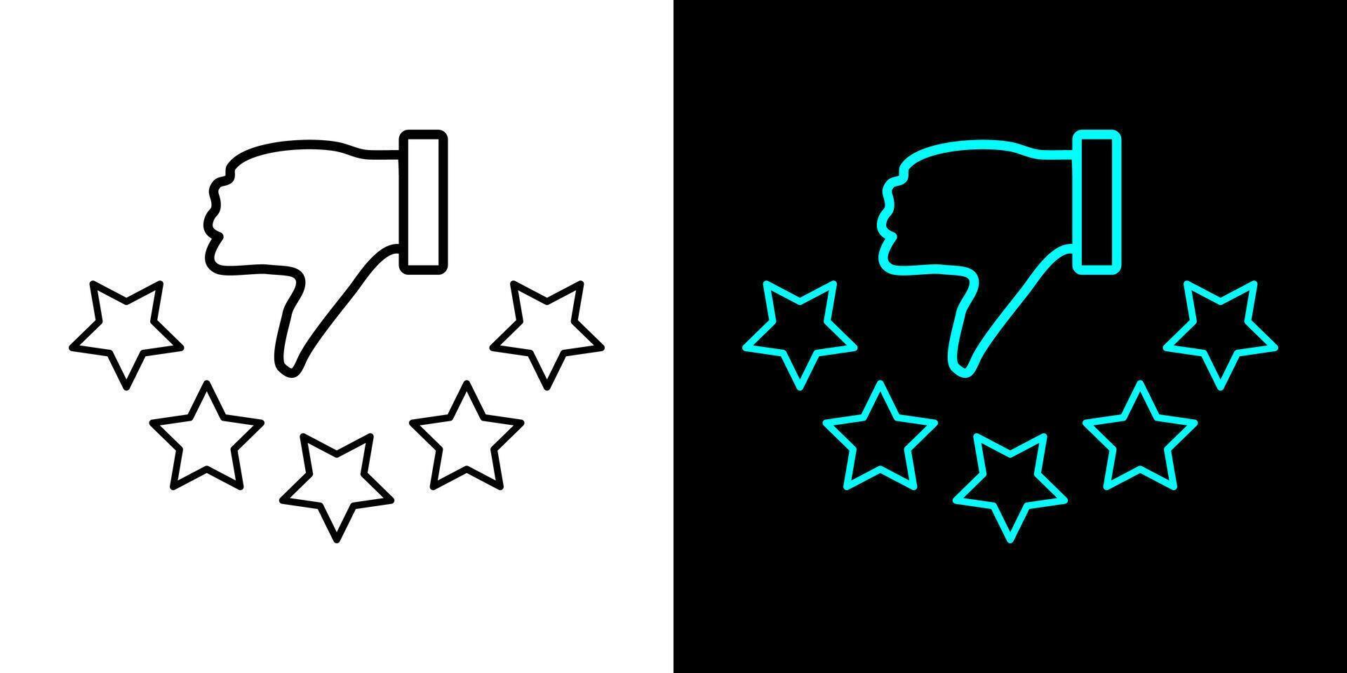 Customer review rating with 5 stars and thumb up feedback. Five star rating badge, review rating icon. vector