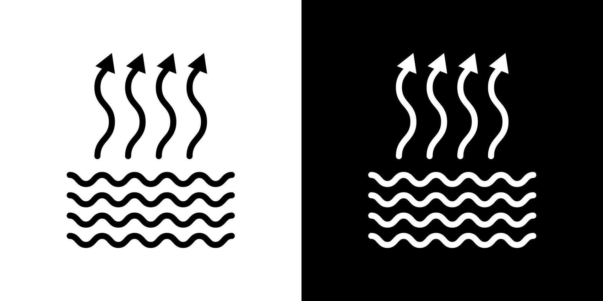 Breathable fabric airflow mattress sign icon. vector
