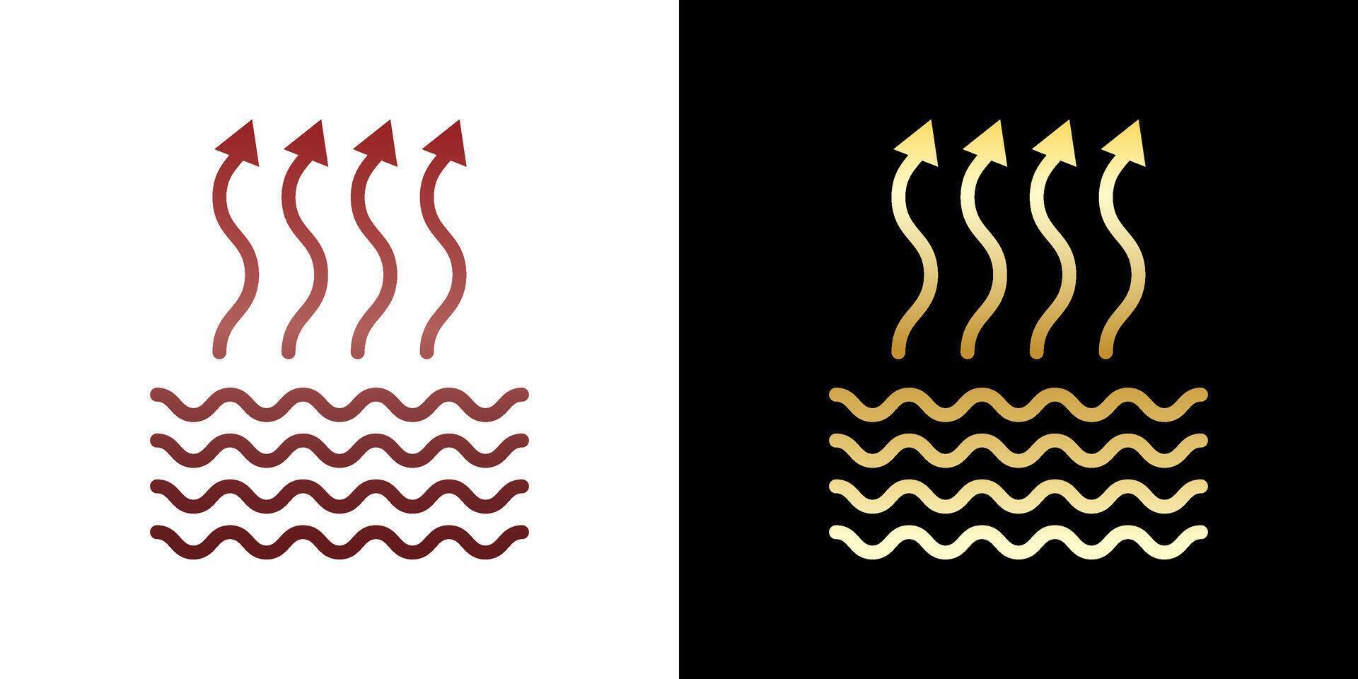Breathable fabric airflow mattress sign icon. vector