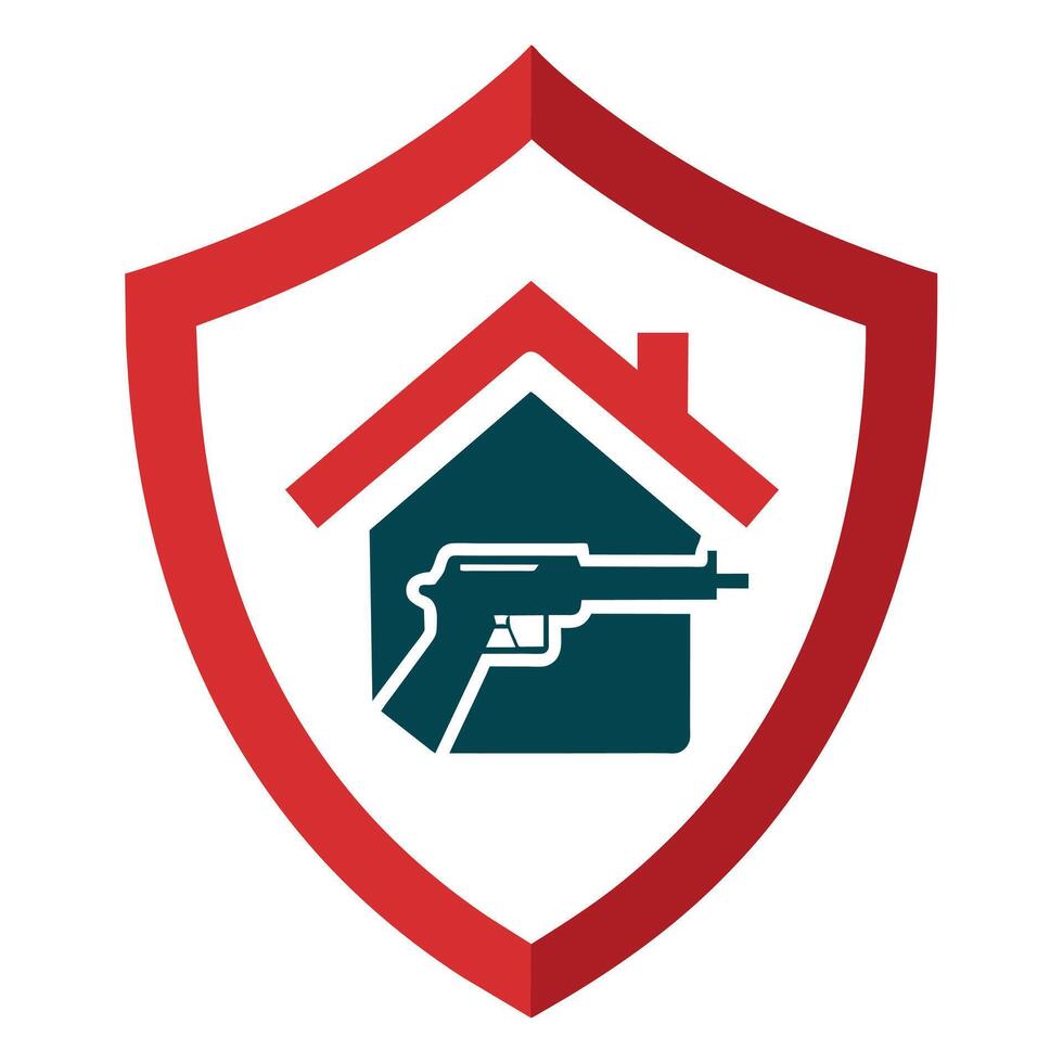 Security shield logo art illustration vector