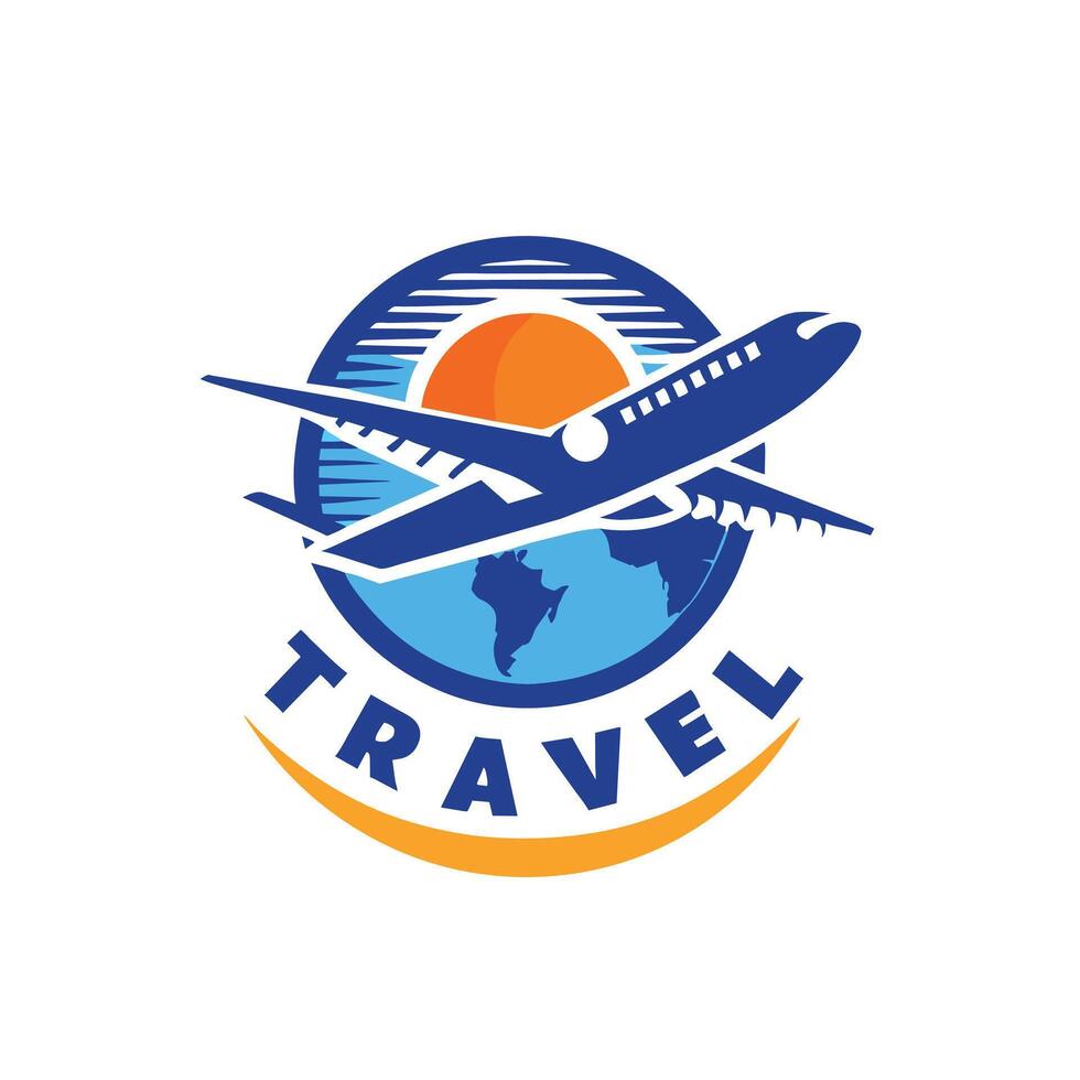 Travel logo art illustration vector