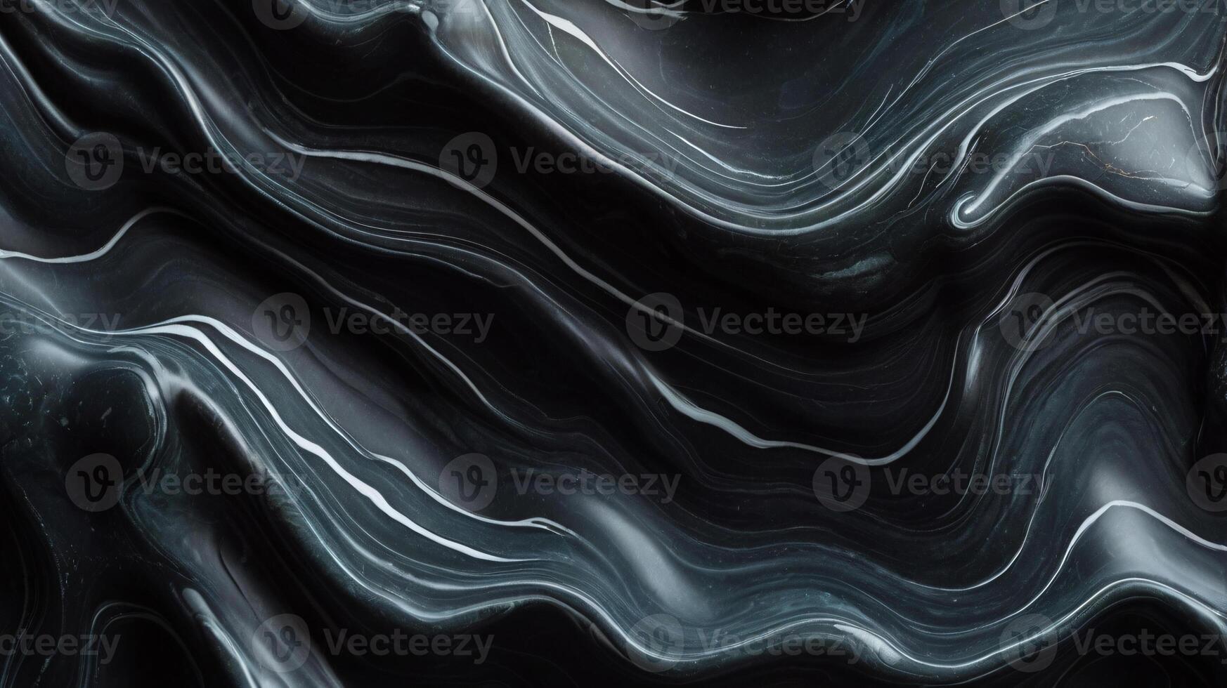 Black and marble pattern ink acrylic painted waves texture background for skin wallpaper luxurious. photo