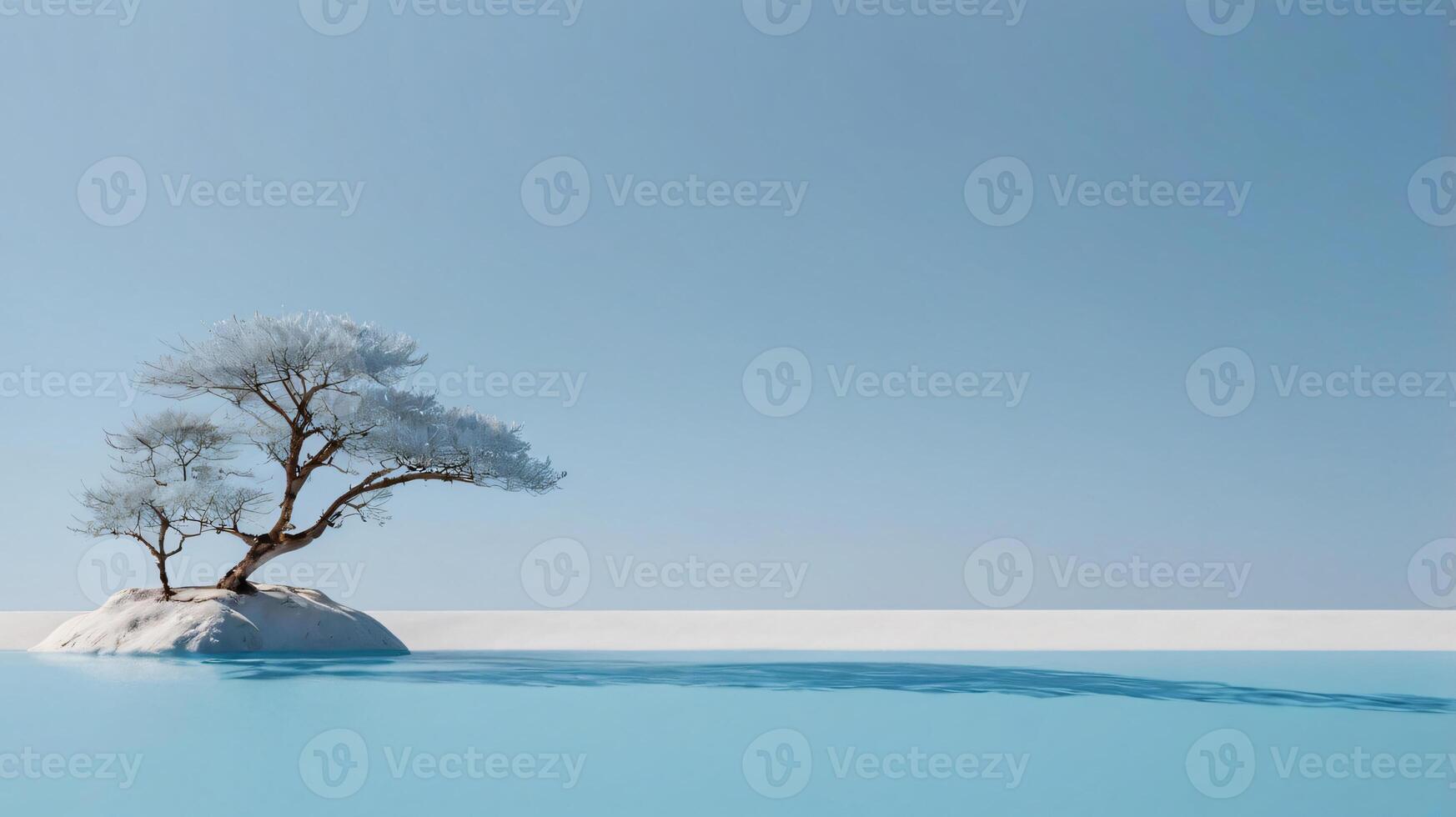 Beautiful bouquet of dry flowers against a blue wall, copy space, product design image photo