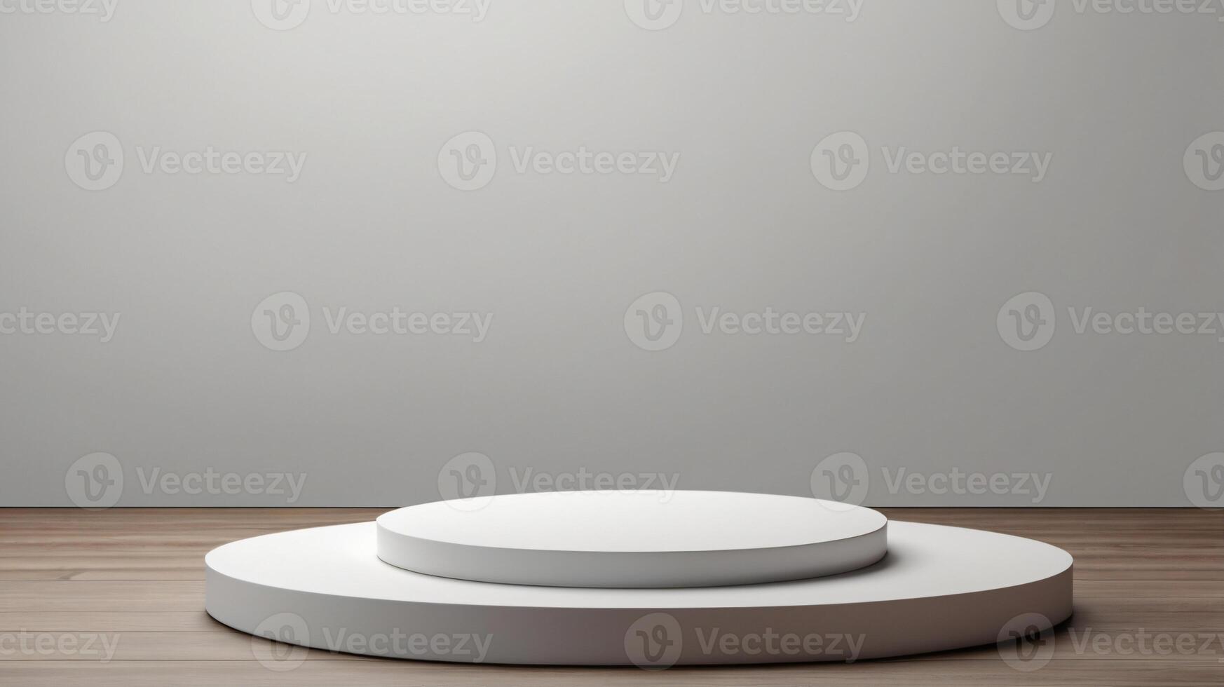 Minimal art background with copy space for cosmetics product presentation, 3D podium, copy space photo