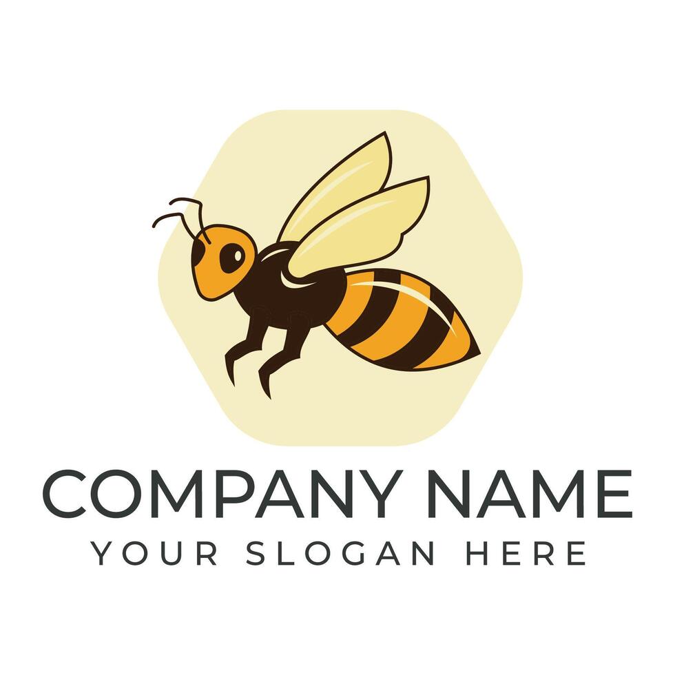 bee icon on the white background vector