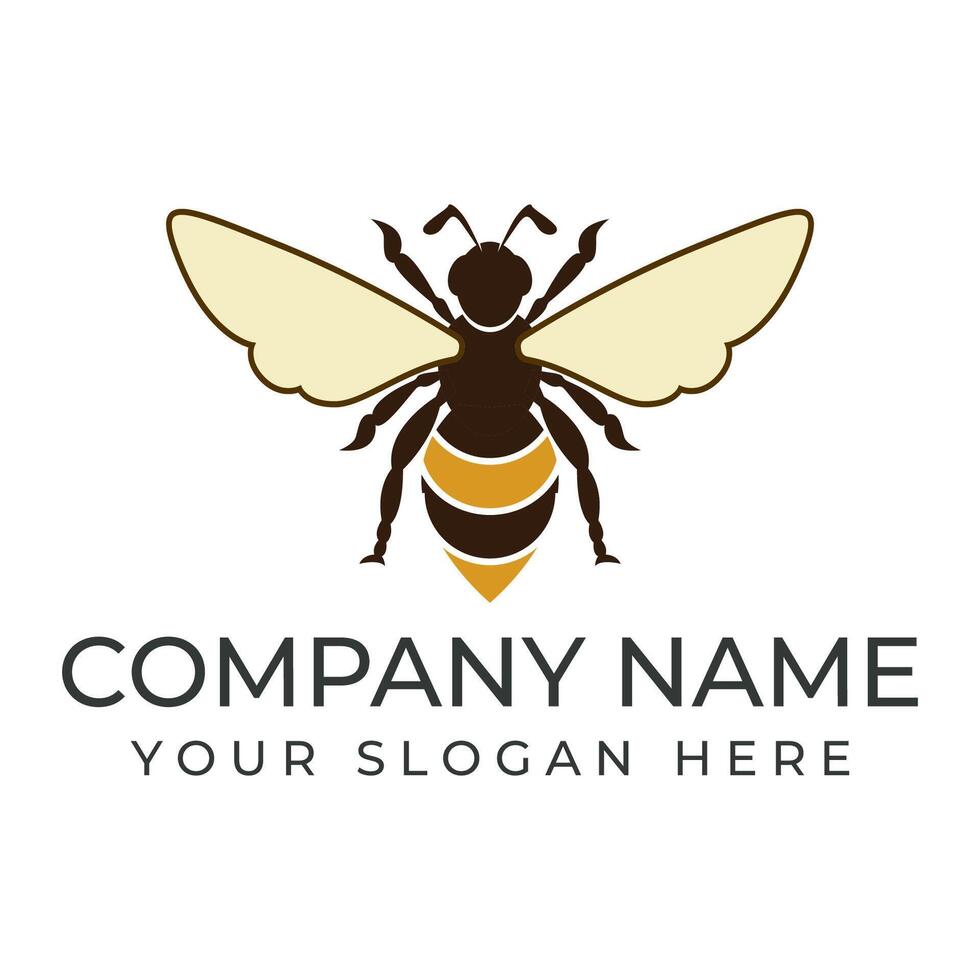 bee icon on the white background vector