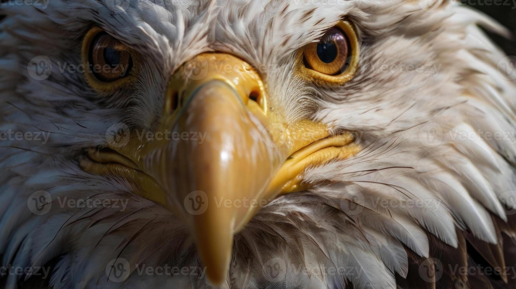 Close up bald eagle photo