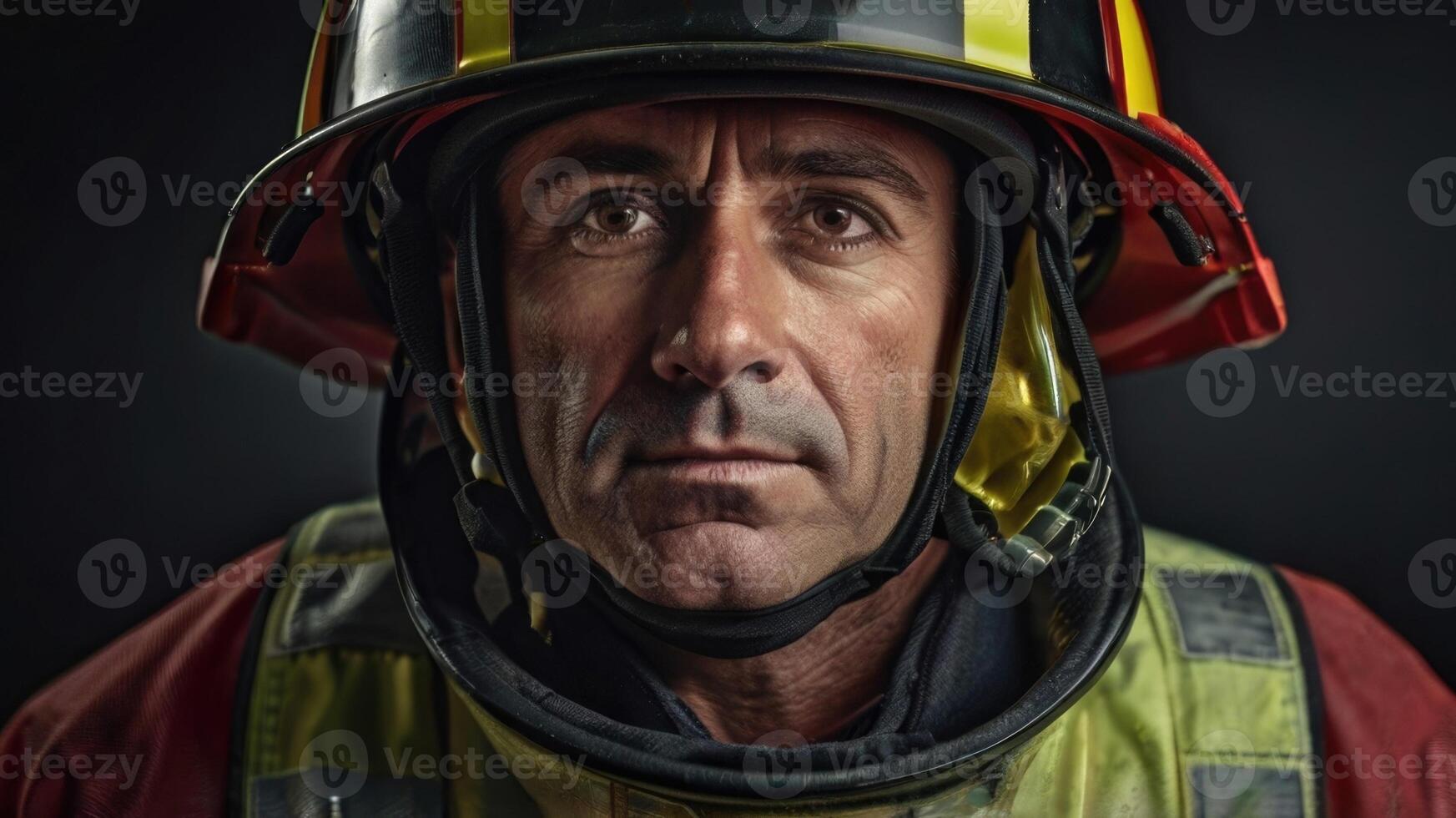 portrait of a firefighter photo