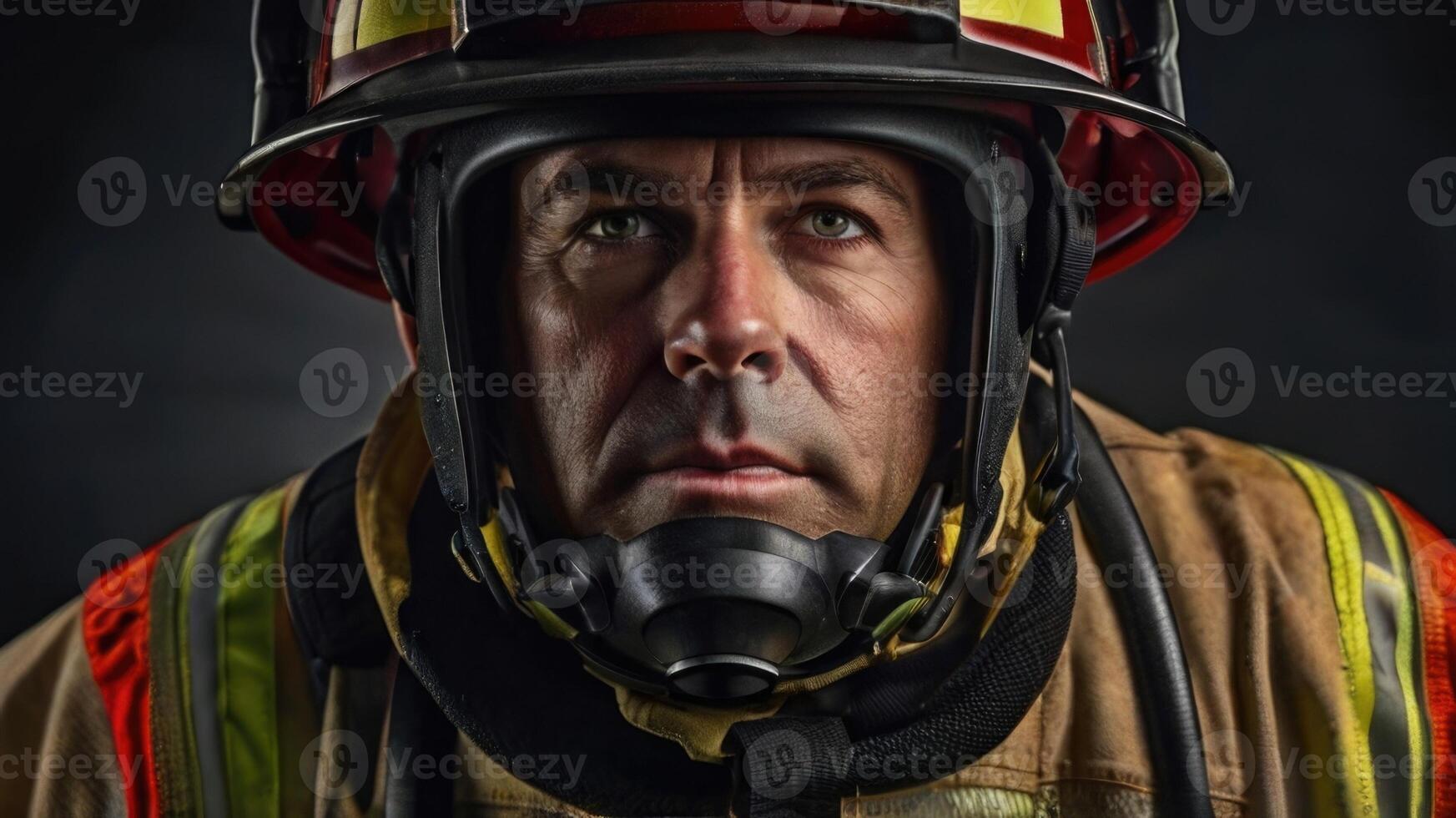 portrait of a firefighter photo