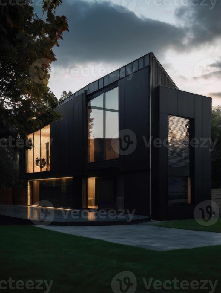 modern house exterior design photo