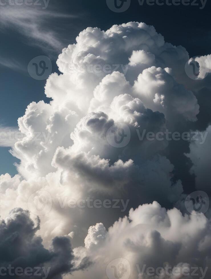 a view of the clouds from an airplane photo