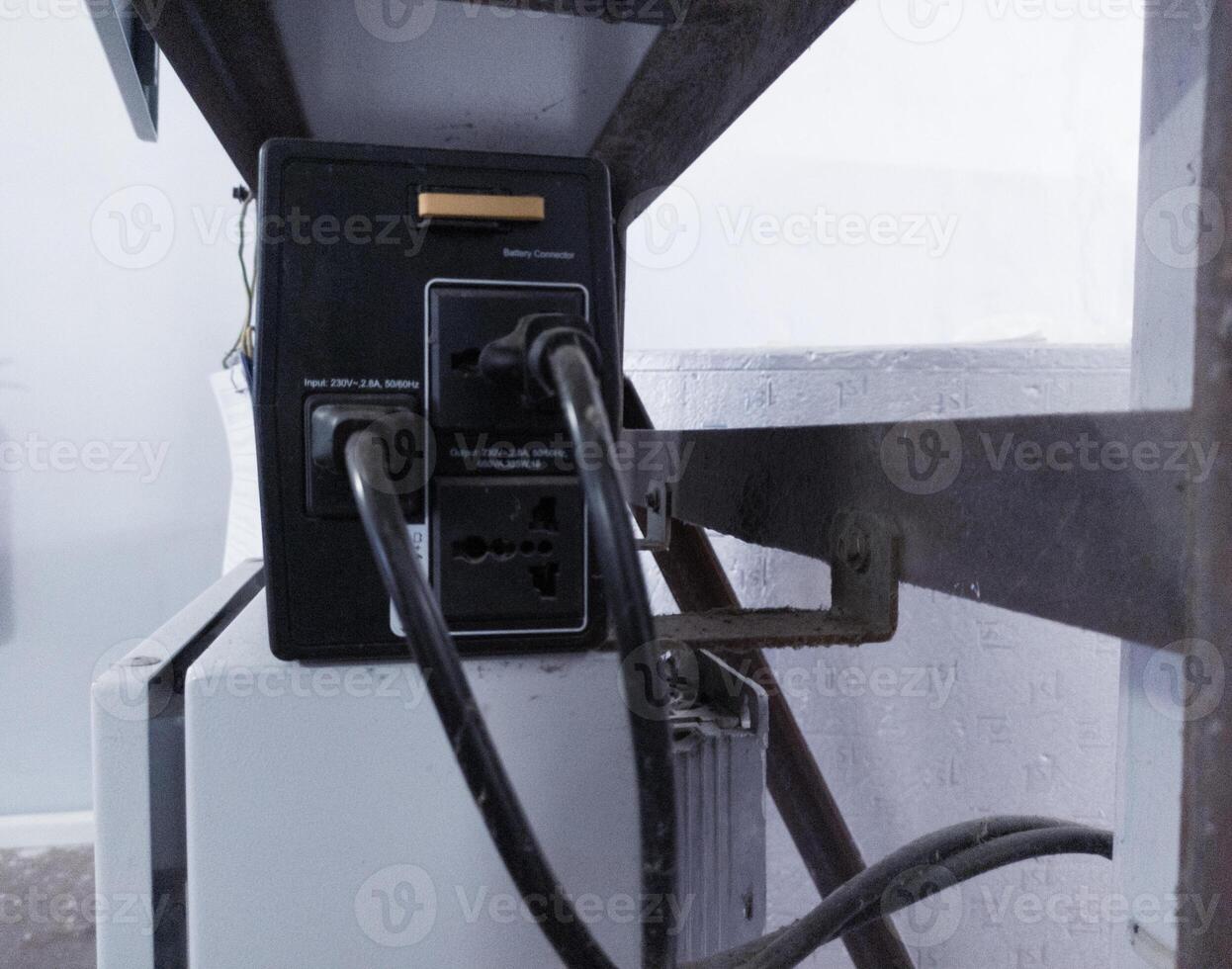 Uninterruptible Power Supply,UPS backup battery as an alternative power supply for the system control panel. photo