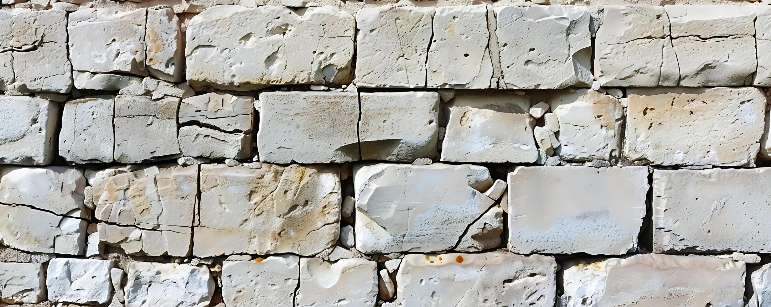Weathered Stone Wall of 18th Century Fortress photo