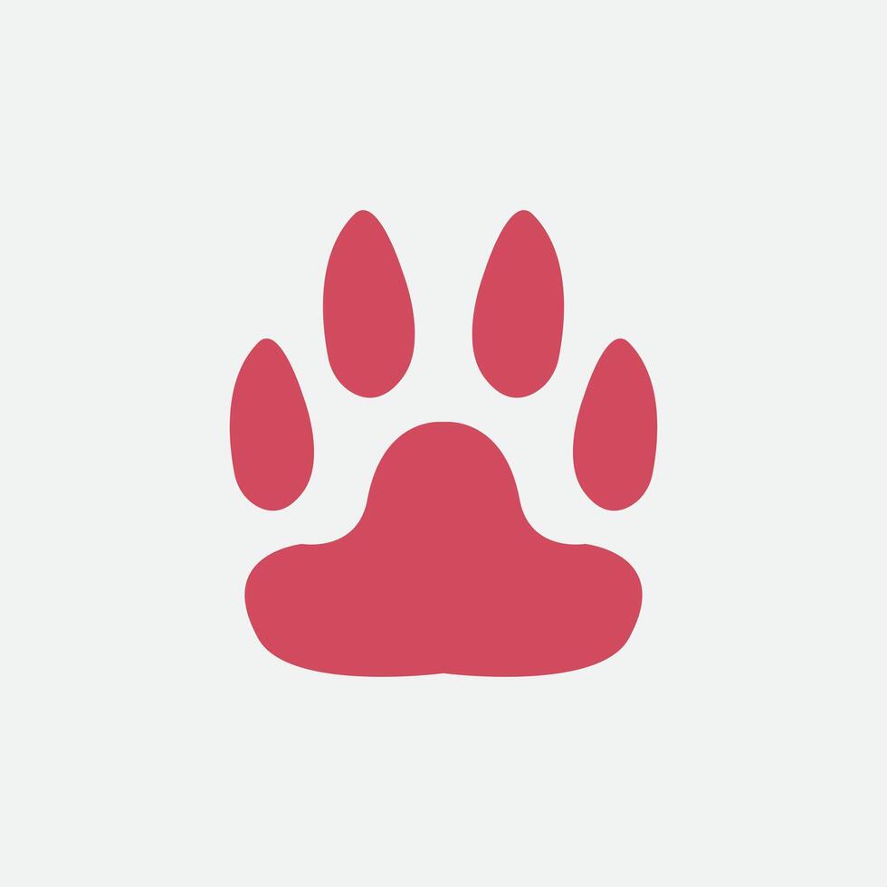 illustration Paw. design Paw. Paw pet cat and dog Cartoon design illustration and icon for website, digital and print vector