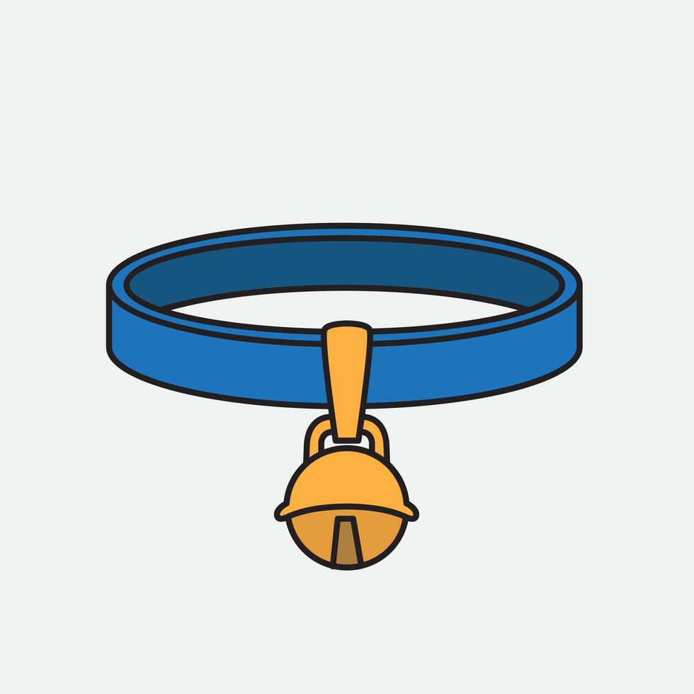 Pet Collar cat and dog Illustration for digital and print design vector