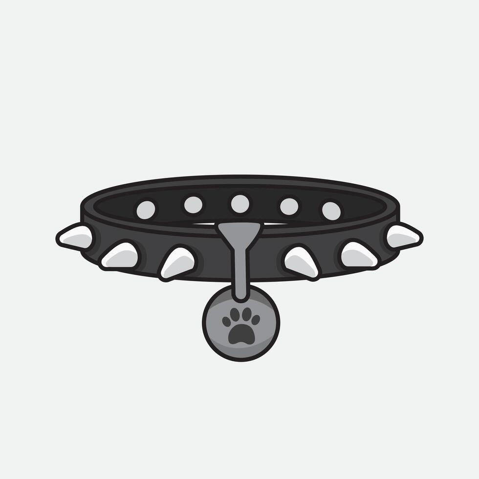 Pet Collar cat and dog Illustration for digital and print design vector