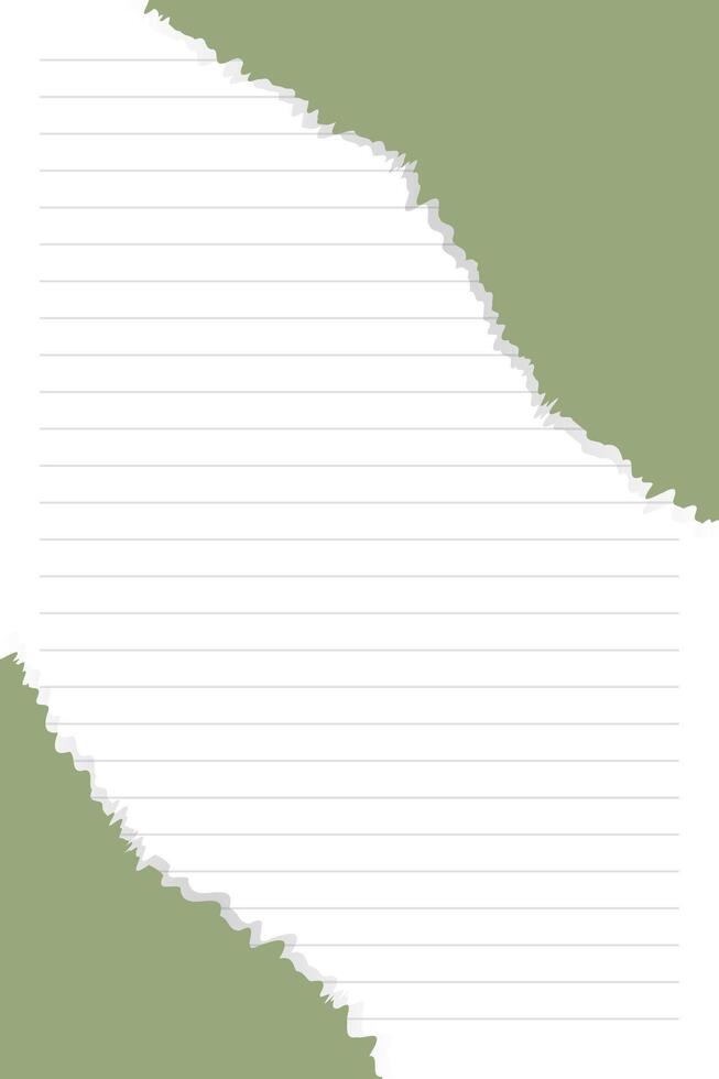 Torn paper with space for your own text vector