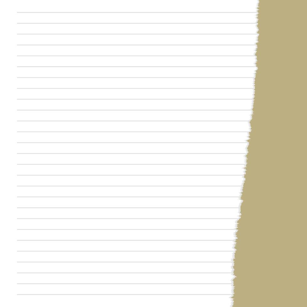 Torn paper with space for your own text vector