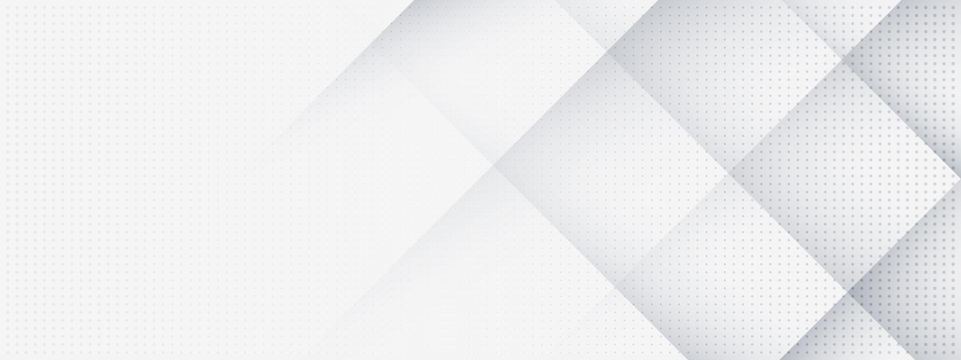 Abstract white background banner design vector