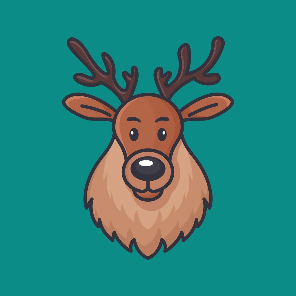 rudolph the reindeer vector