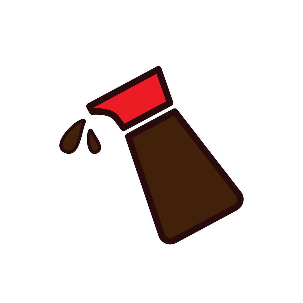 Shoyu sauce. Japan sauce . vector