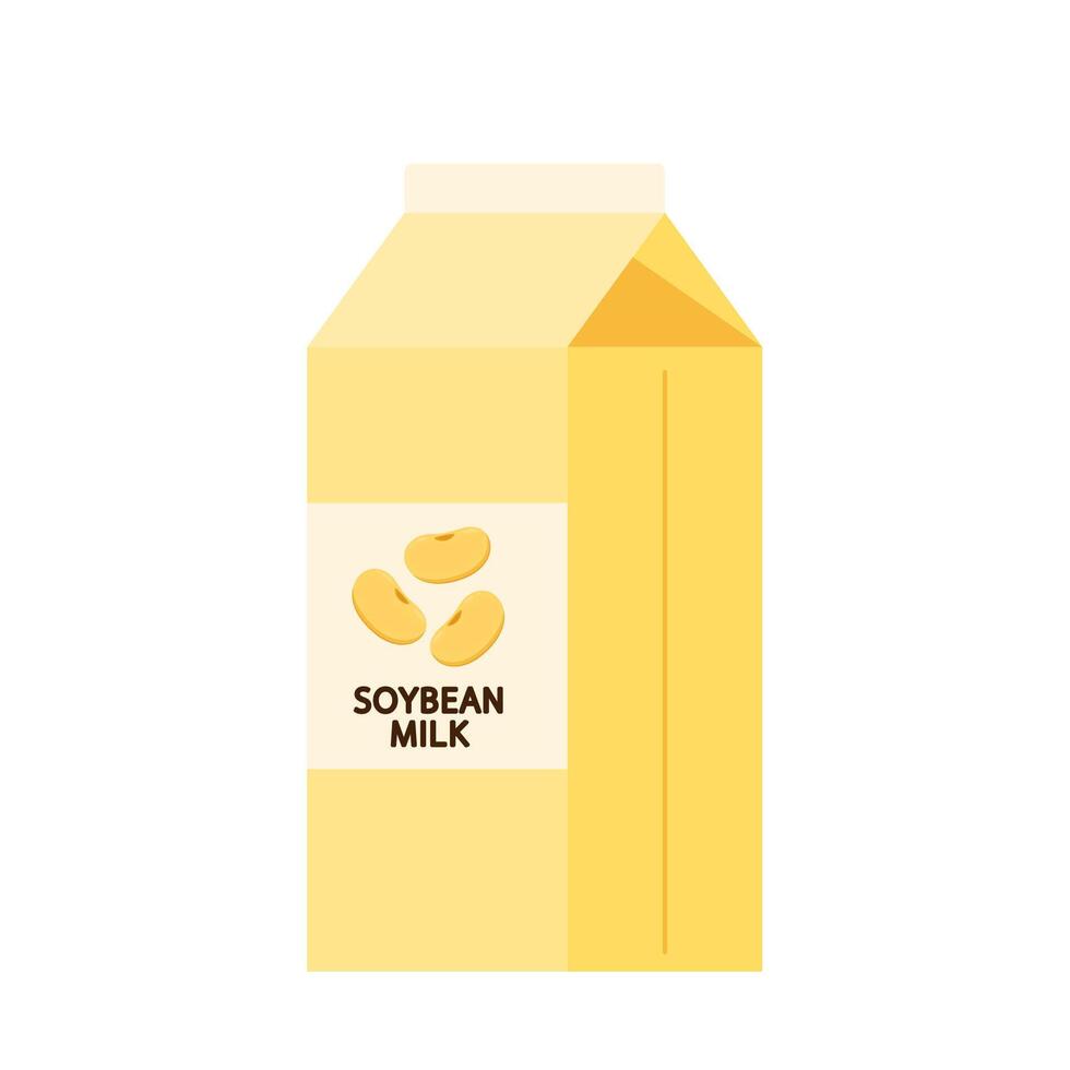 Soy milk . white background. wallpaper. free space for text. symbol. sign. vector