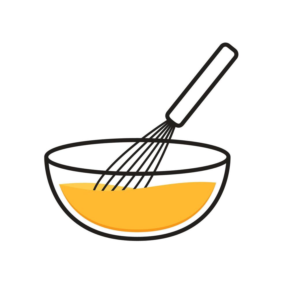 Bakery logo design. Bakery sign . Whisk logo design. vector