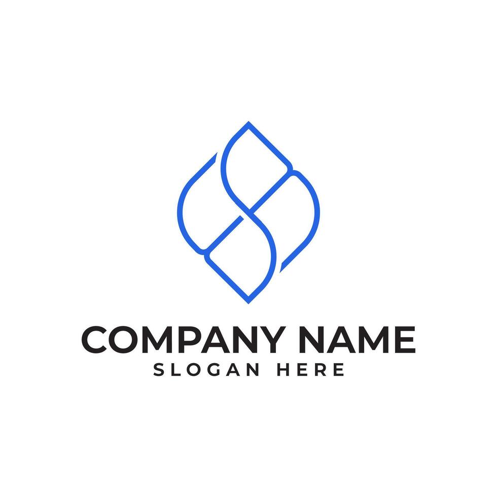 EB initial lettermark in sophisticated minimalist and modern style in square shape element vector