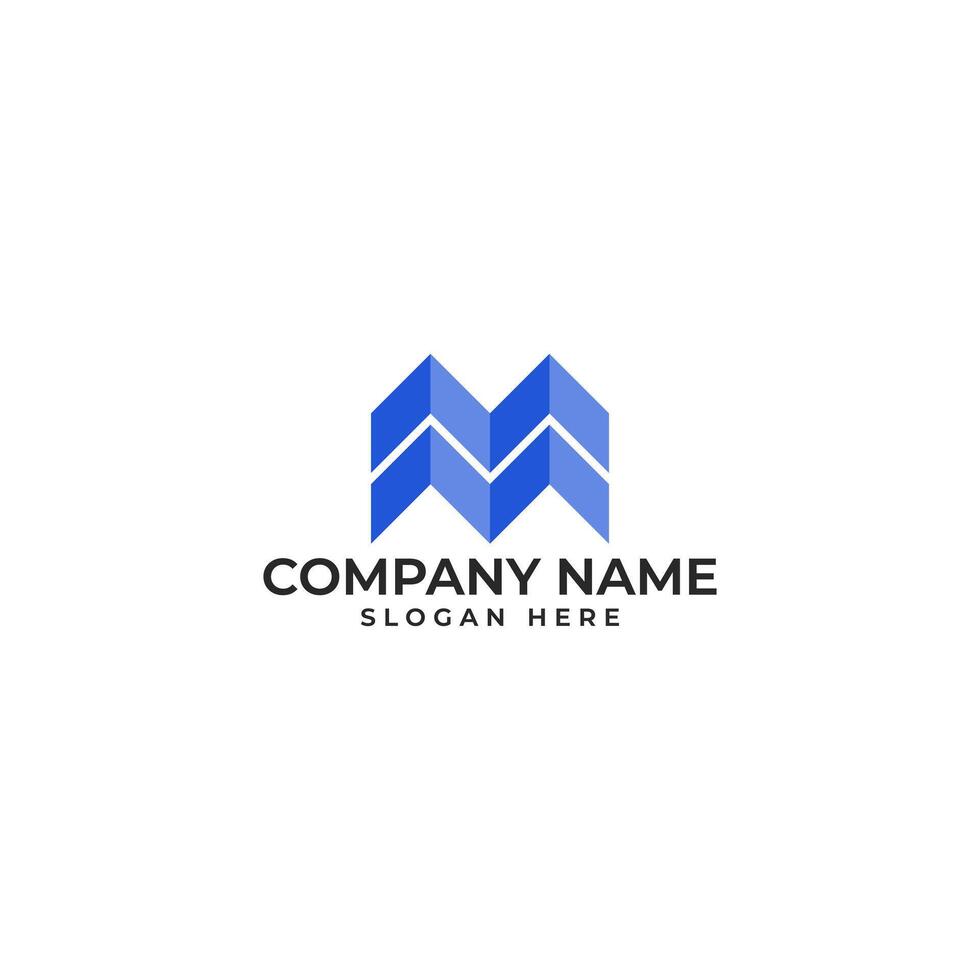 Professional real estate business logo design branding in abstract rooftop and mountain in the shape letter M with modern sophisticated and minimalist logo style vector