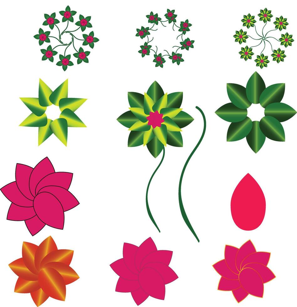 flower art illustration vector