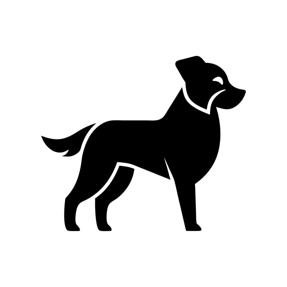 , isolated black silhouette of a dog, collection, German Shepherd Silhouette Collection vector