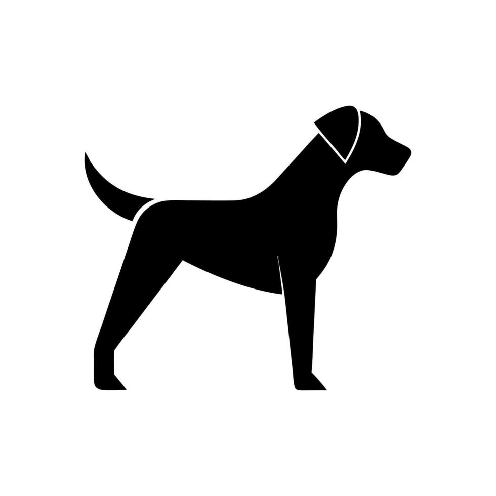 , isolated black silhouette of a dog, collection, German Shepherd Silhouette Collection vector