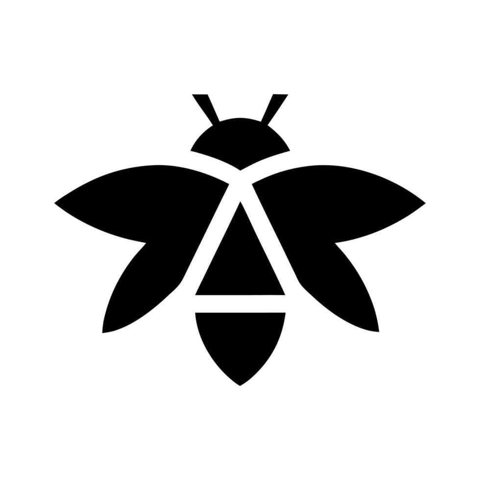Fly insect illustration, Fly icon silhouette illustration vector