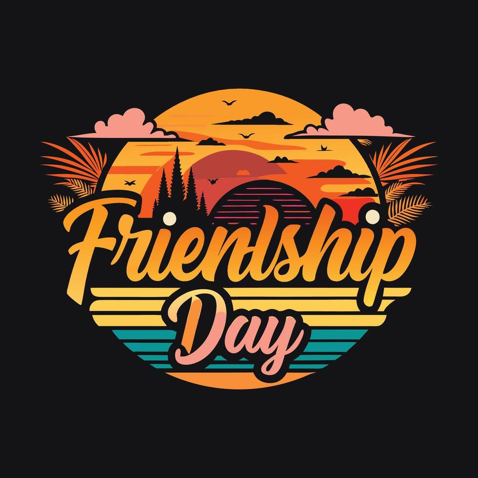 Friendship Journey Design Collection vector