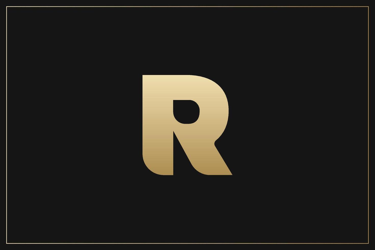 R Letter Trademark Brand Logo vector