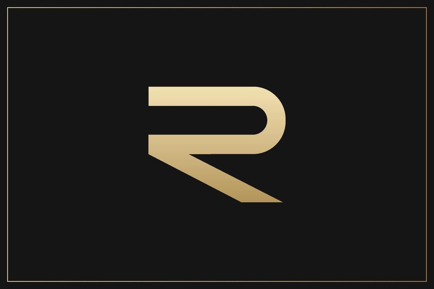 R Letter Trademark Brand Logo vector