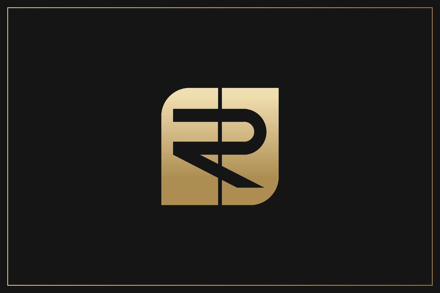 R Letter Trademark Brand Logo vector