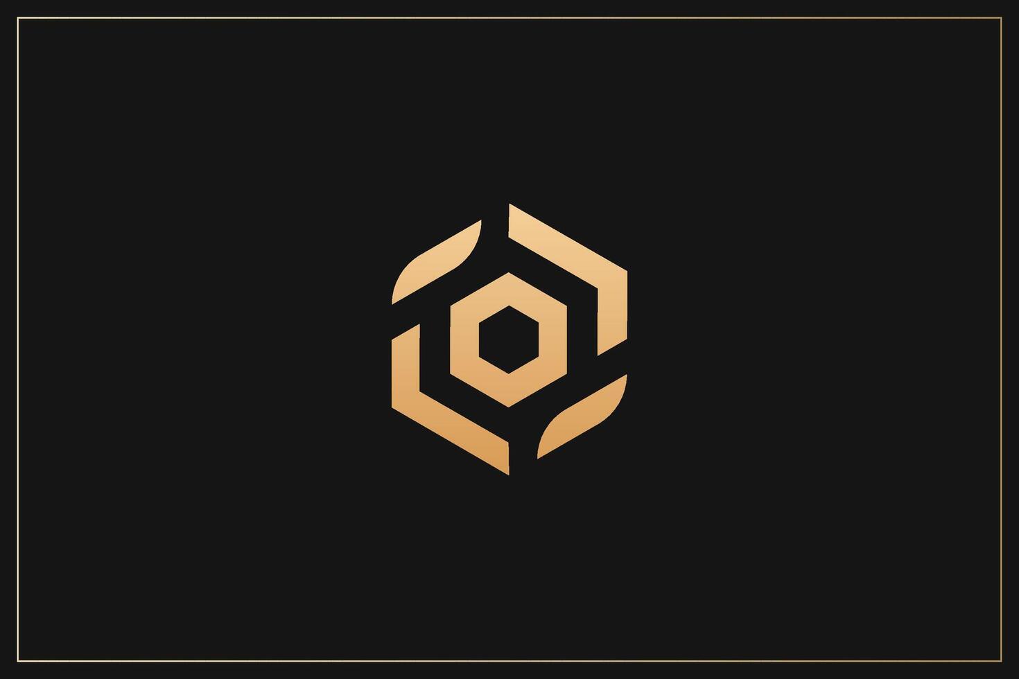 Hexagon Digital Multimedia Brand Logo vector