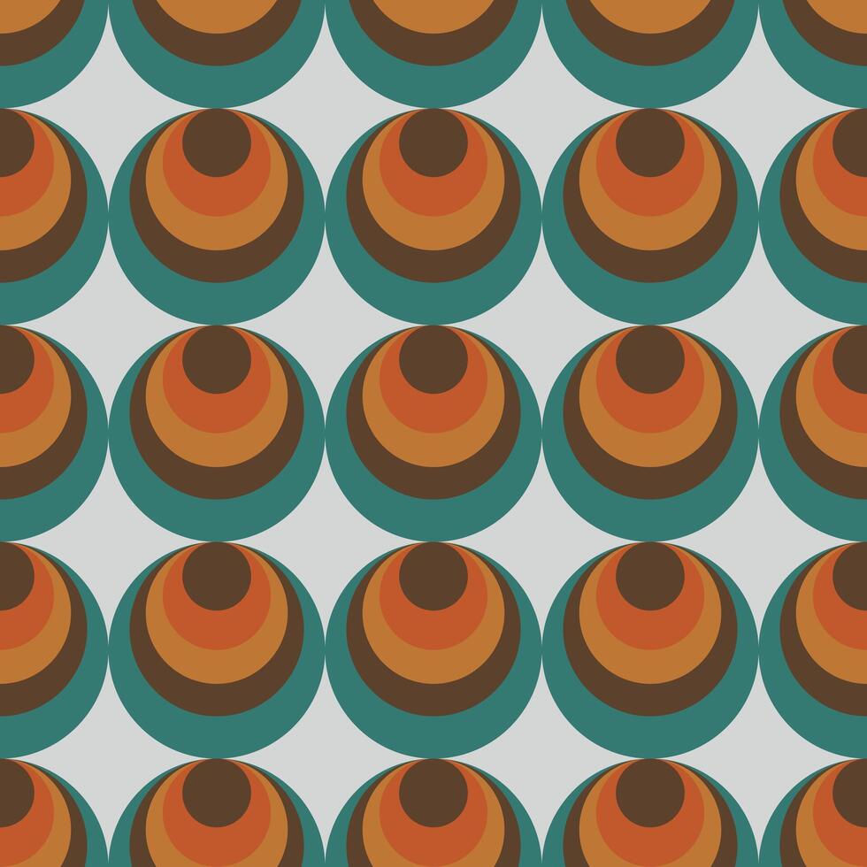 A pattern of circles in various colors and sizes vector