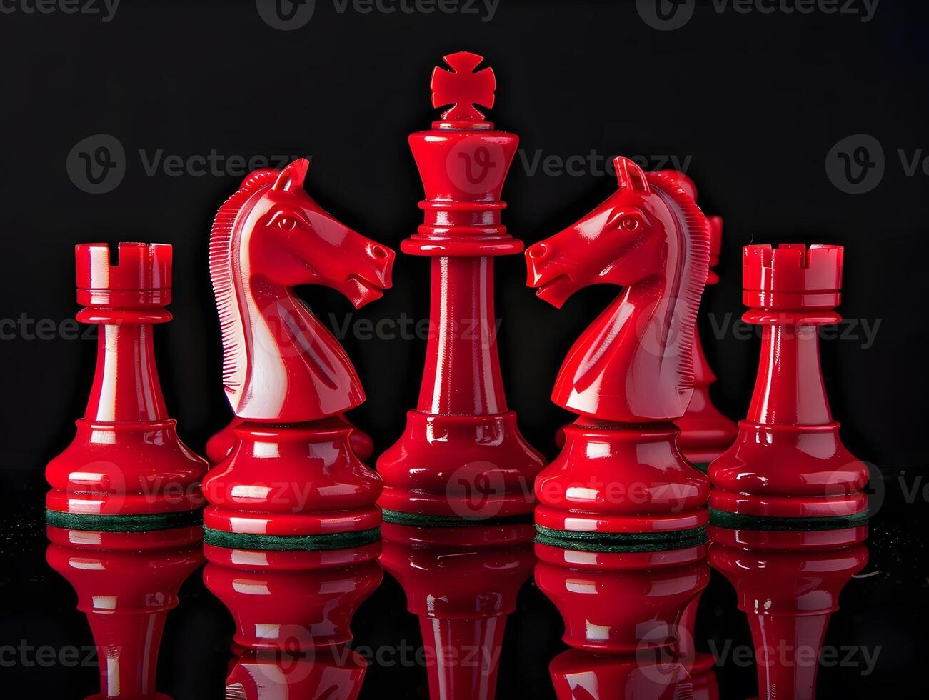 Chess pieces on a playing board as a concept for a strategic solution to a problem photo