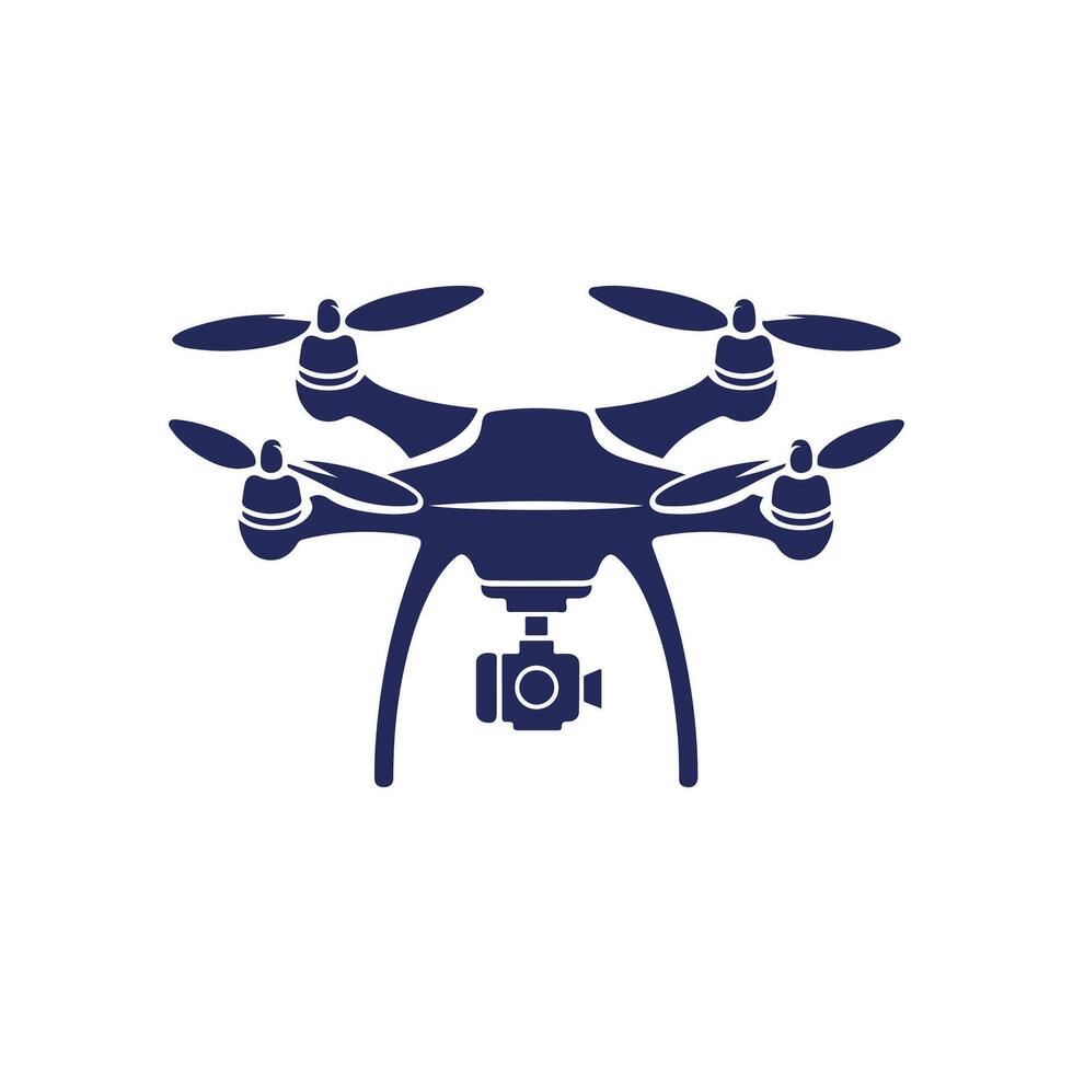 Drone silhouette Clip art isolated design illustration vector