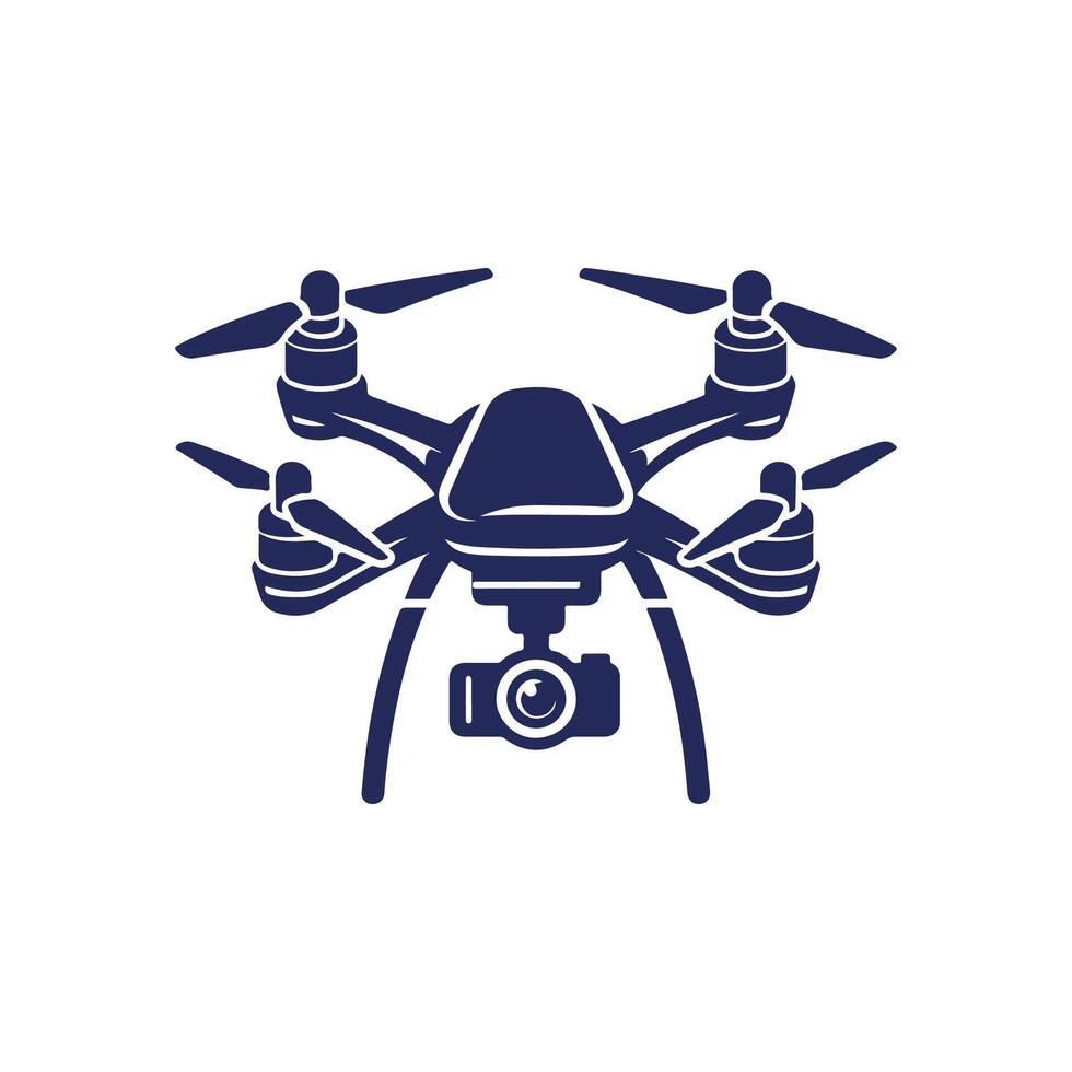 Drone silhouette Clip art isolated design illustration vector